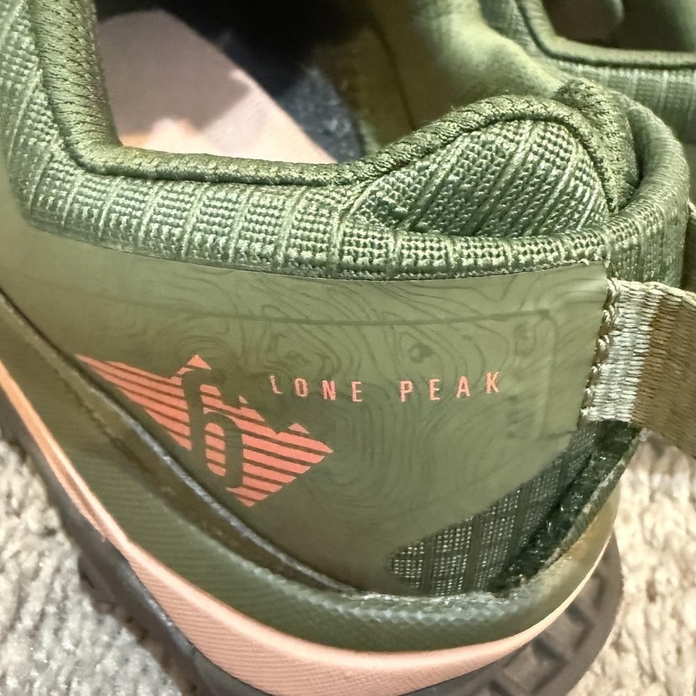 Altra Lone Peak 6 Shoes Womens Size 9.5 Green Trail Running Sneakers Athletic - Picture 5 of 8